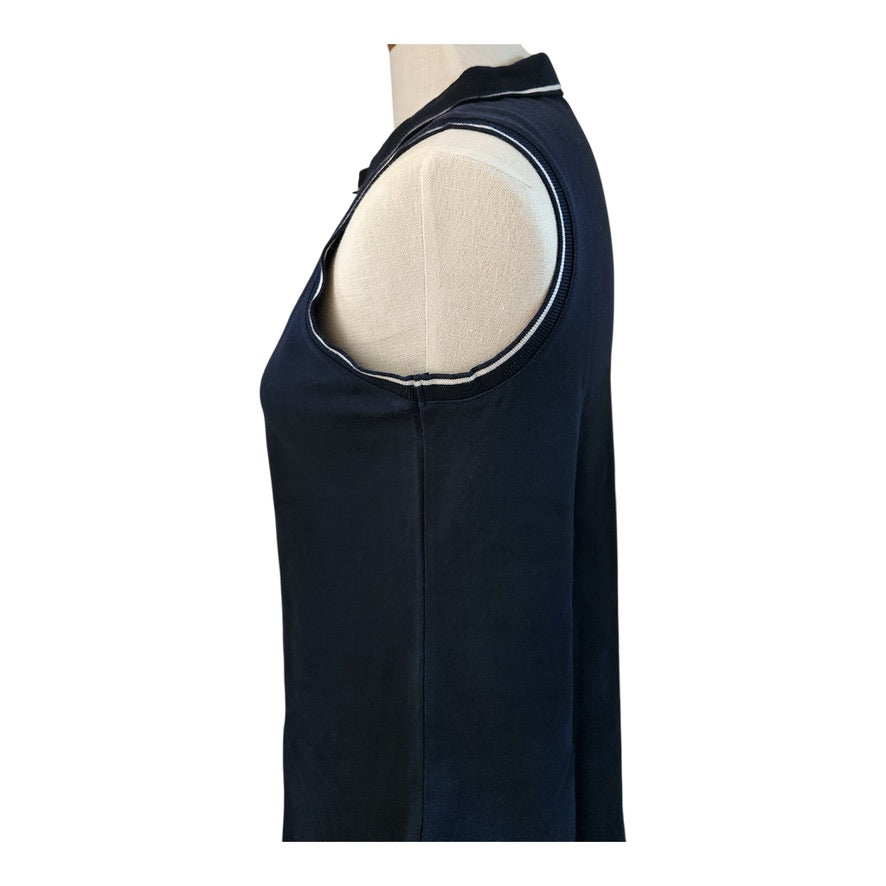 Lands' End Classic Navy Polo Shirt. Size Small/ Petite (6-8)