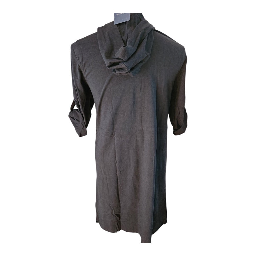 Land's End Black Hoodie Dress
