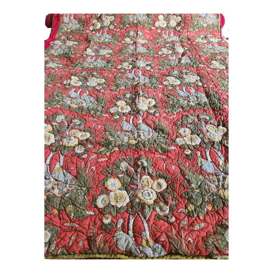 Vintage All In One Quilt & Multi-Color Patch Work Comforter 67"x51" Twin