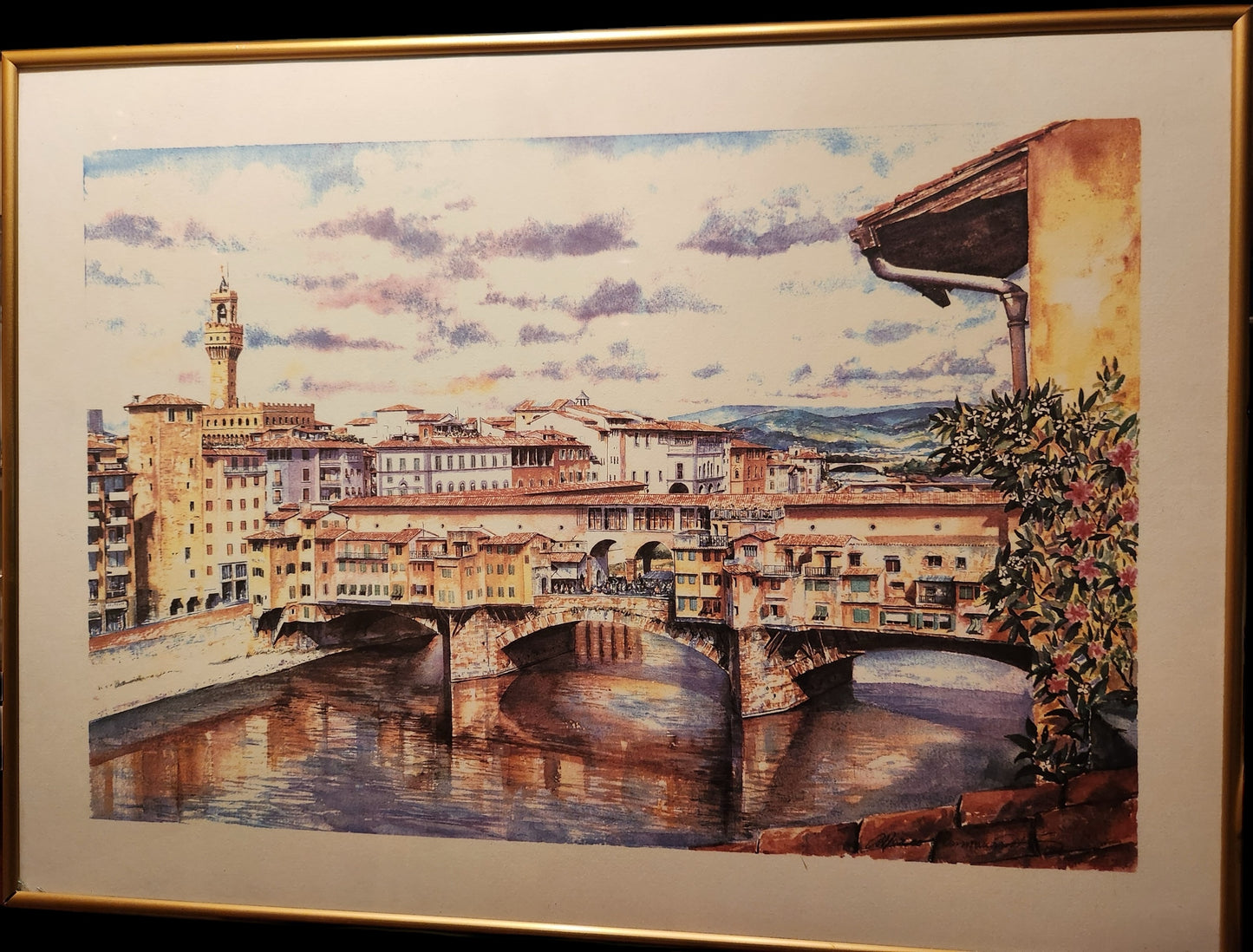 A View of Ponte Vecchio, Florence, Italy