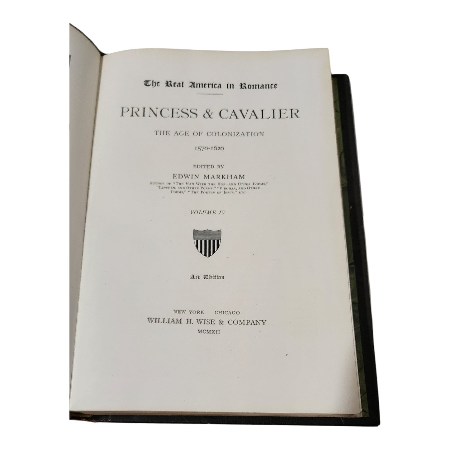 The Real America in Romance Volumes IV & VII (1912) Art Edition Hardcover Book Set