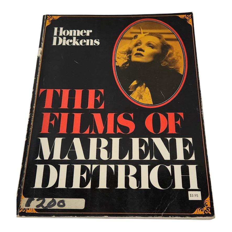 The Films of Marlene Dietrich by Homer Dickens (First Edition 1970)