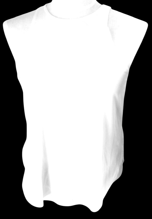 Fabletics White Cashel Cropped Swing Tank Top - Size Small