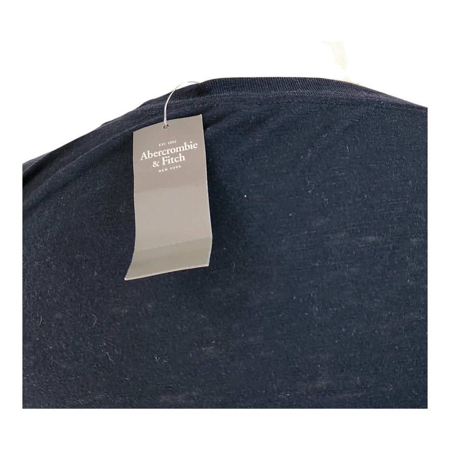 Abercrombie & Fitch Navy Blue T-Shirt - Size Small