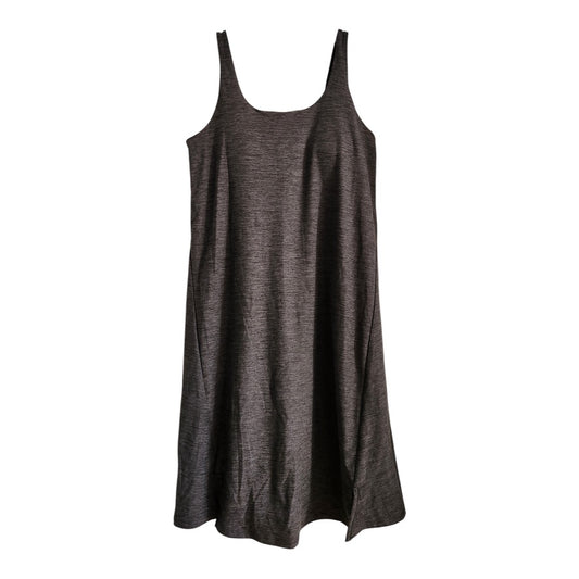 Women's MTA Sport Fast Dri Grey Adjustable Strap Dress With Built-in Bra and Shorts - Size Small.