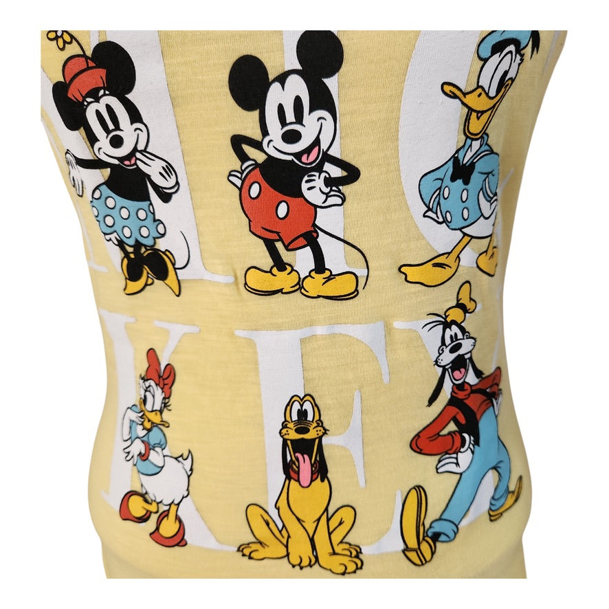 Disney Mickey And Friends Yellow T-Shirt