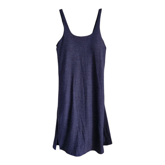 Women's MTA Sport Fast Dri Navy Blue Adjustable Strap Dress With With Built-in Bra & Shorts- Size Small