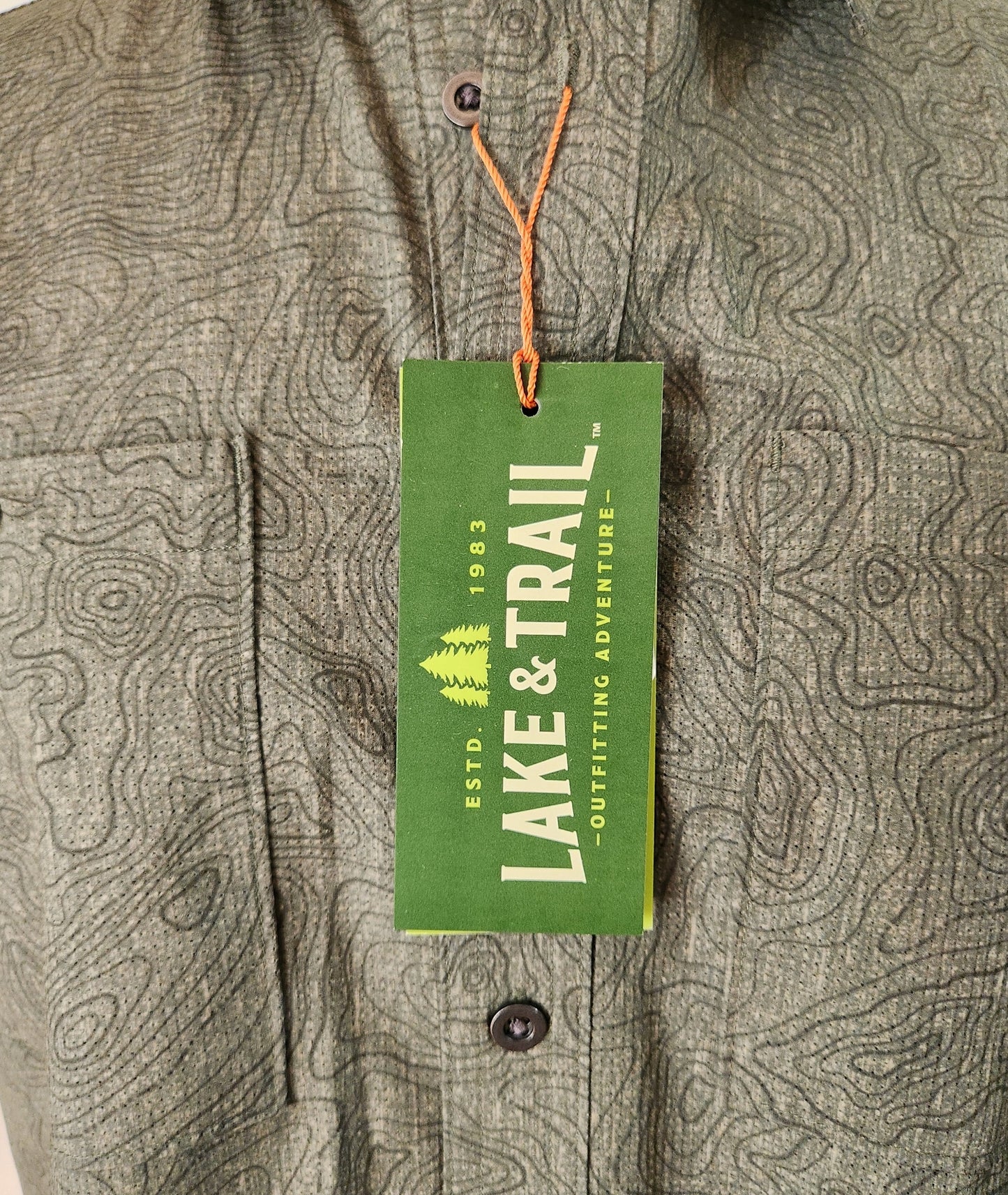 Men's Short Sleeve Sports Shirt | Lake & Trail Outfitting Adventure
