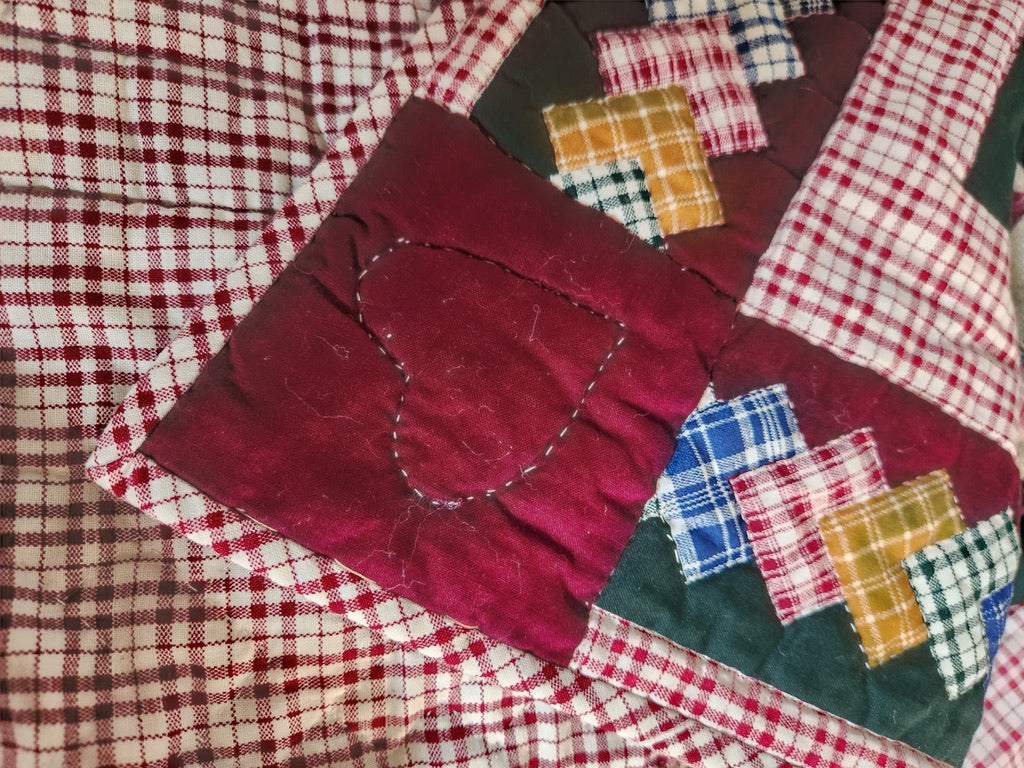 Pre-owned Multi-Color Quilted Bedspread 65.5"x90.25" Twin Extra Long Beautiful And Vibrant