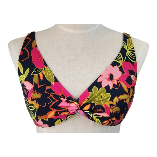Lands' End Deep Sea Jungle Swim Top Size 6