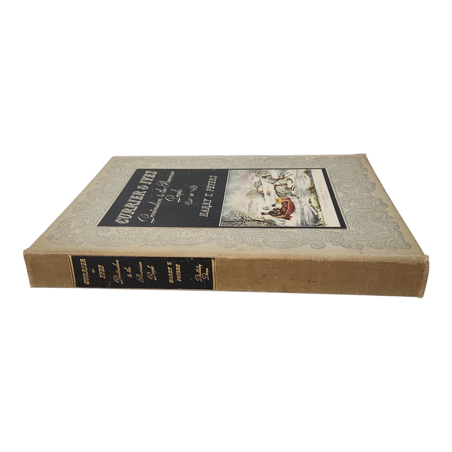 Currier & Ives: Printmakers to the American People by Harry T. Peters (1942) Hardcover Illustrated Americana Book