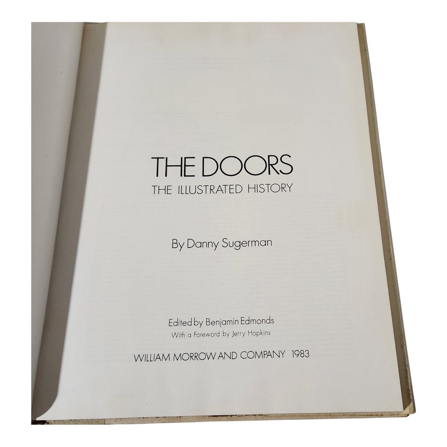The Doors Illustrated History by Danny Sugerman (First Edition 1983)
