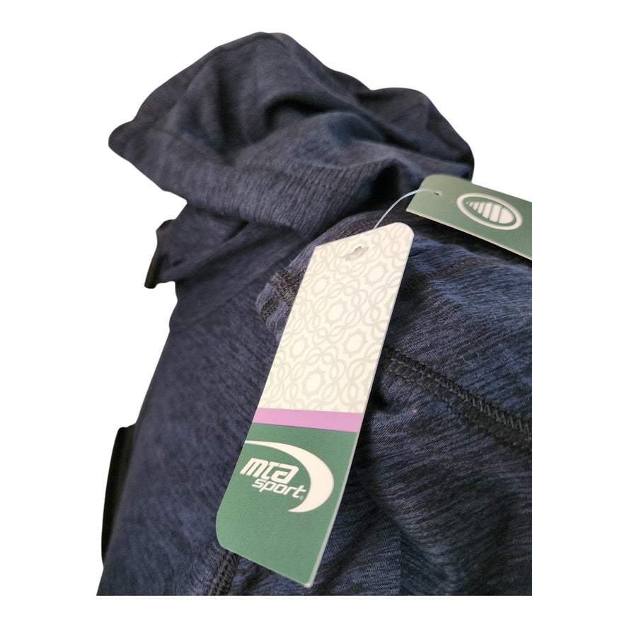 MTA Sport Navy Blue Performance Pullover Fast Dri- Size M