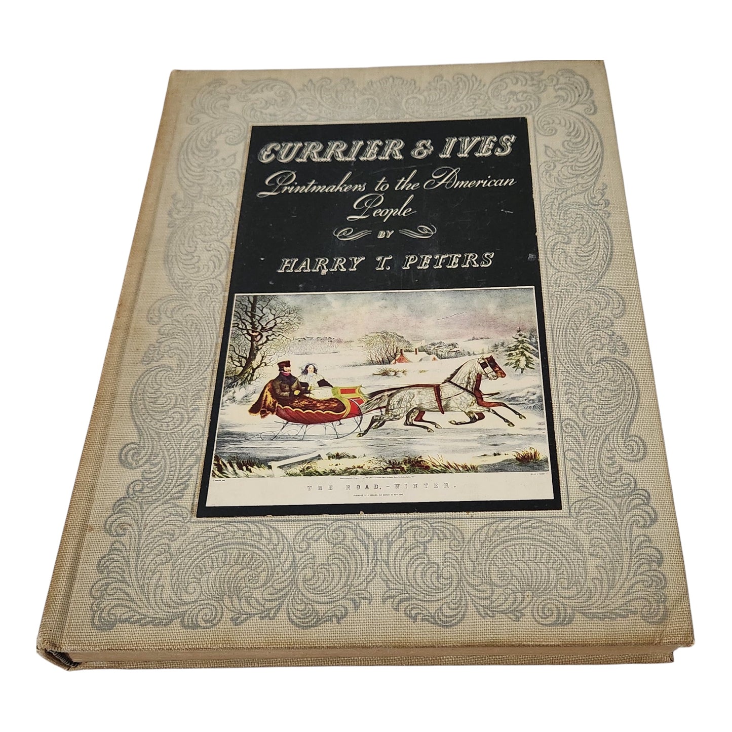 Currier & Ives: Printmakers to the American People by Harry T. Peters (1942) Hardcover Illustrated Americana Book