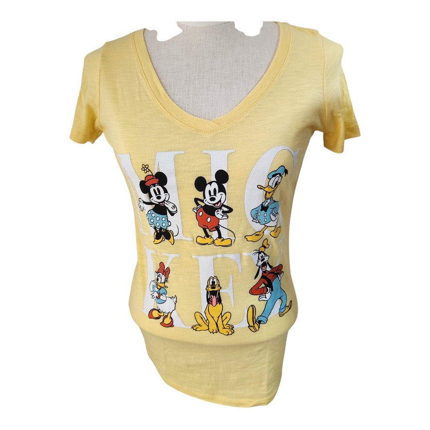 Disney Mickey And Friends Yellow T-Shirt