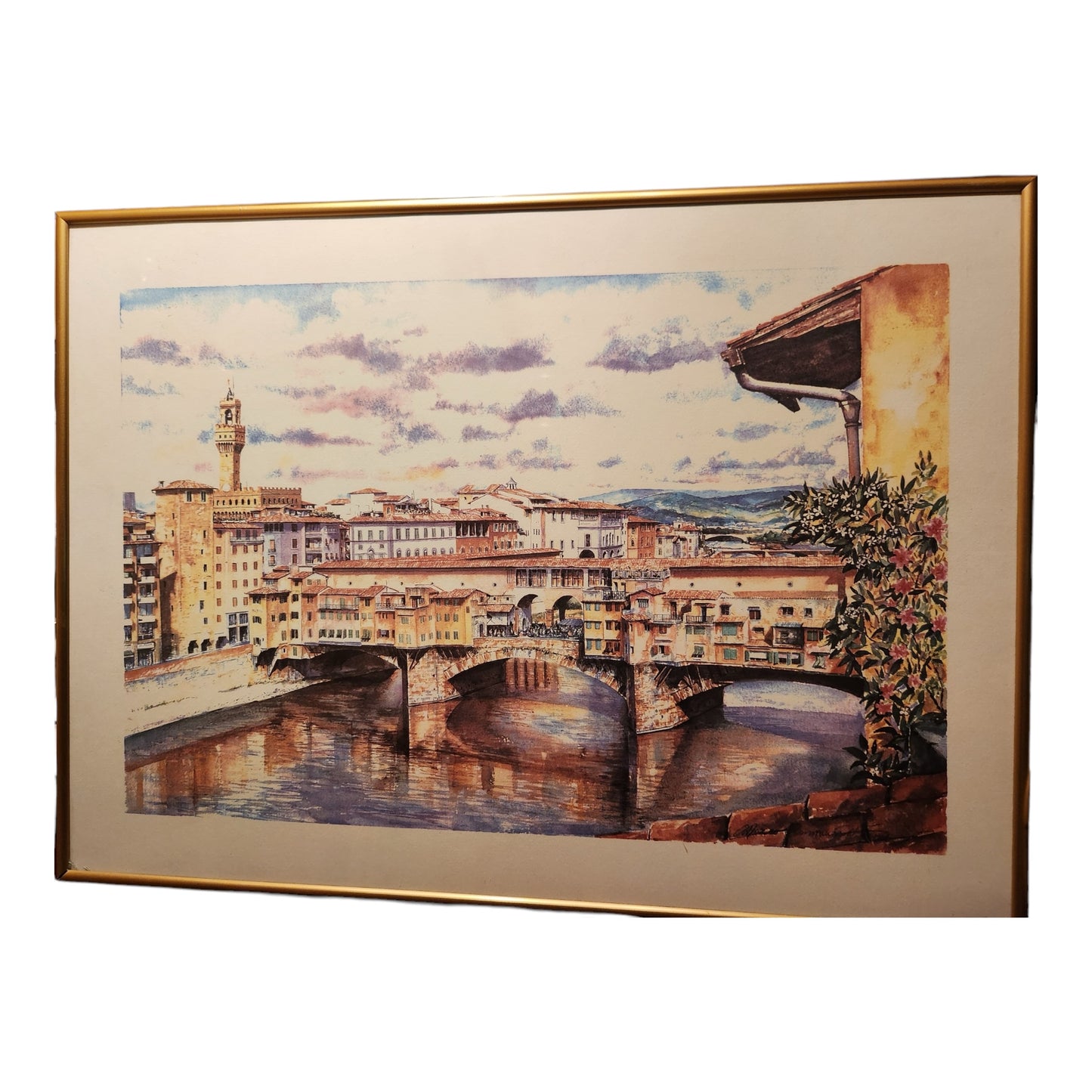 A View of Ponte Vecchio, Florence, Italy