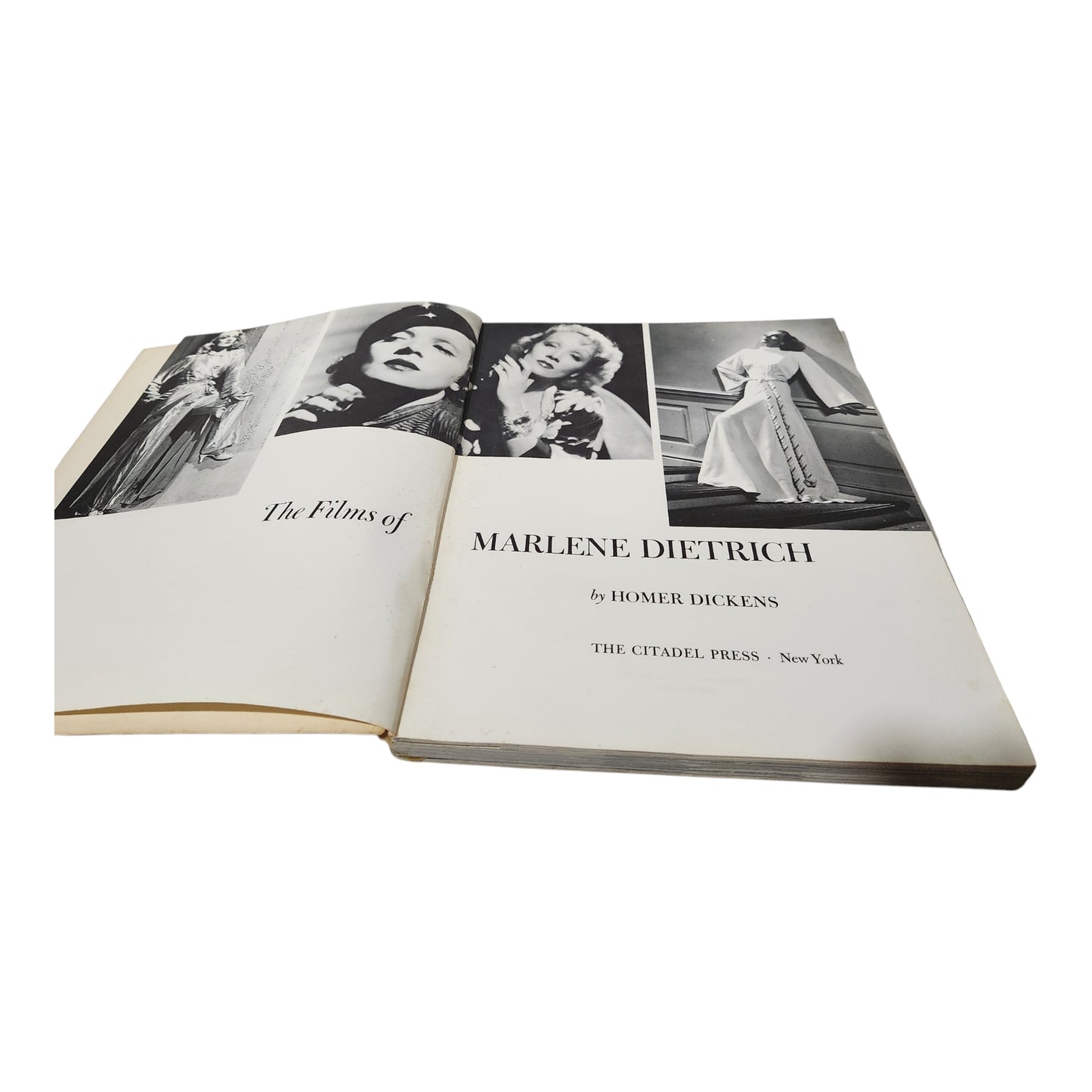 The Films of Marlene Dietrich by Homer Dickens | Vintage Citadel Press Film Book First Edition 1970