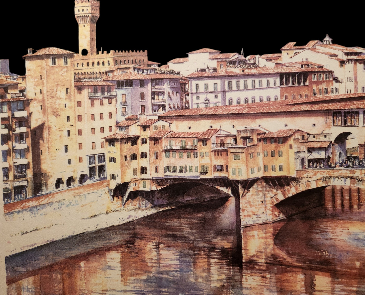A View of Ponte Vecchio, Florence, Italy