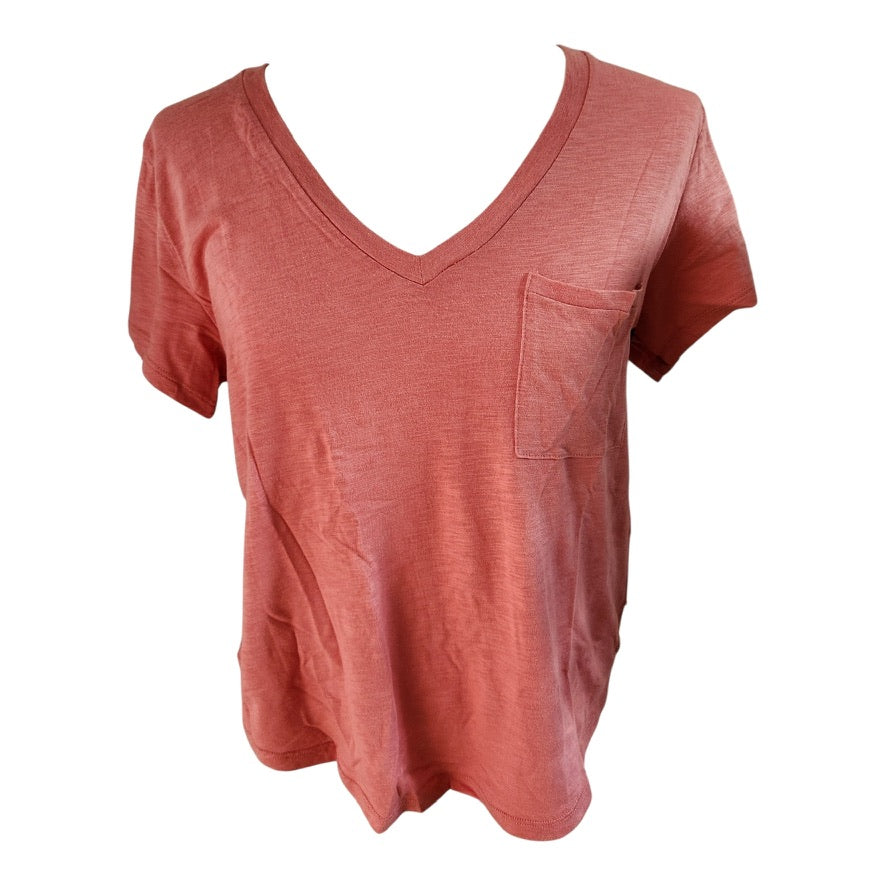 Classic Abercrombie & Fitch Short Sleeves T-Shirt With Pocket - Size Small