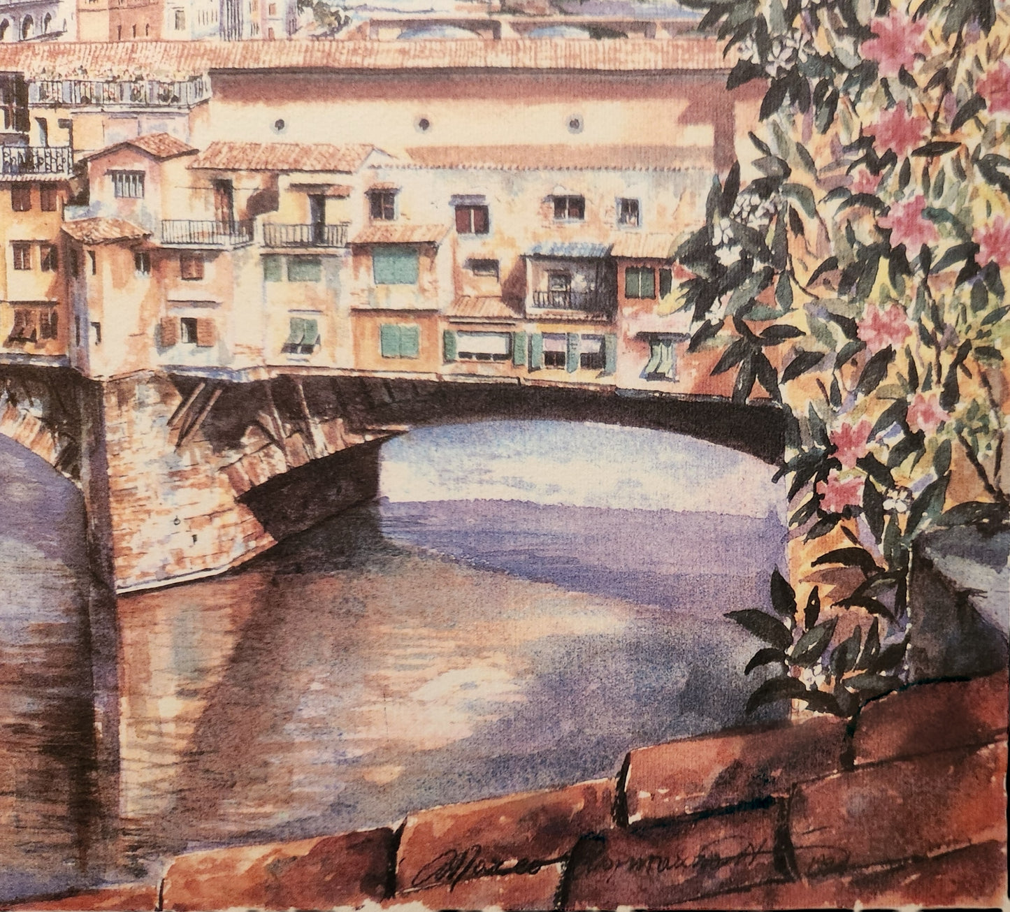 A View of Ponte Vecchio, Florence, Italy