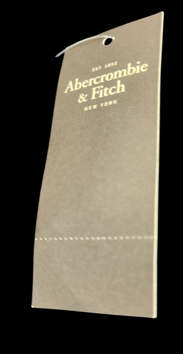 Abercrombie & Fitch Navy Blue Legging With Front Zippers And Elastic Waistband - Size Small