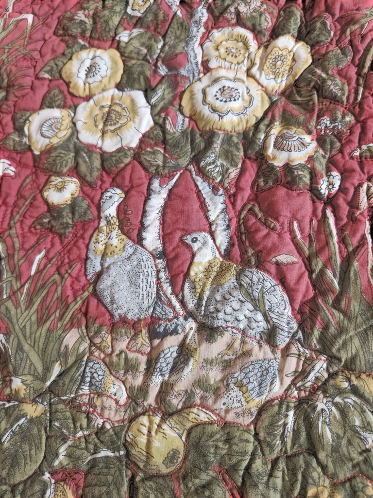Vintage All In One Quilt & Multi-Color Patch Work Comforter 67"x51" Twin