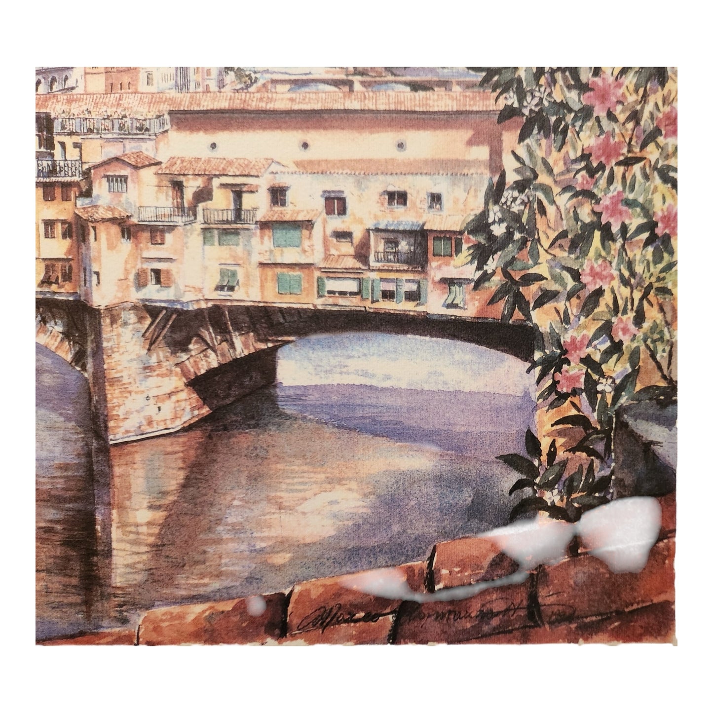 A View of Ponte Vecchio, Florence, Italy