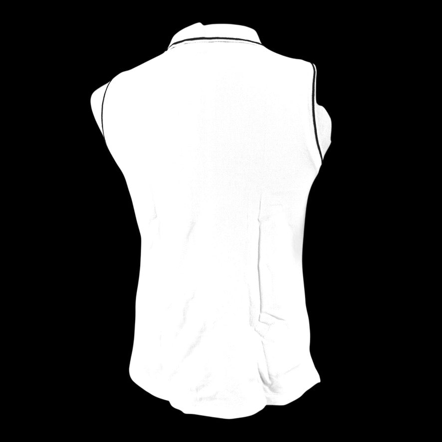 Lands' End Classic White Polo Shirt - Size Extra Small/ Petite (2-4)