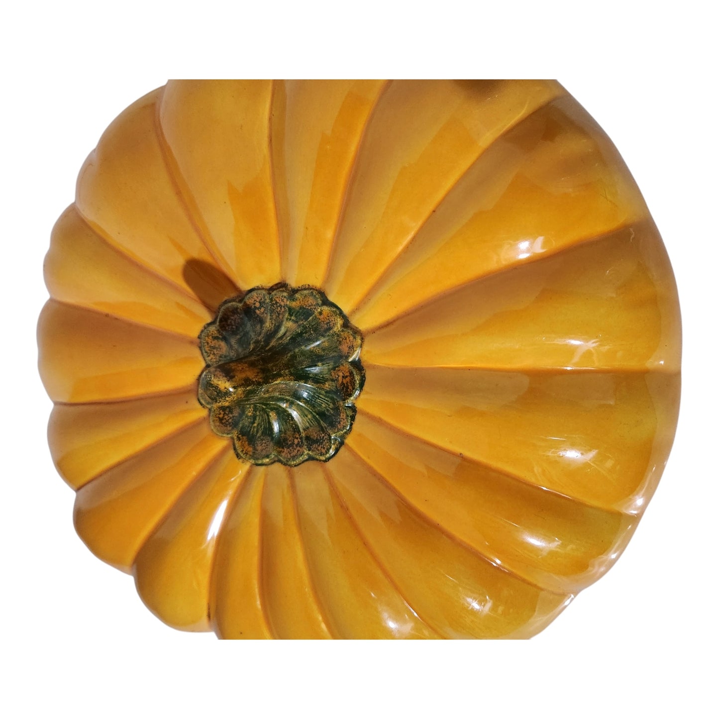 Vintage Pumpkin Covered Casserole Dish with Lid | Ceramic Fall Harvest Serving Bowl | Thanksgiving Table Decor