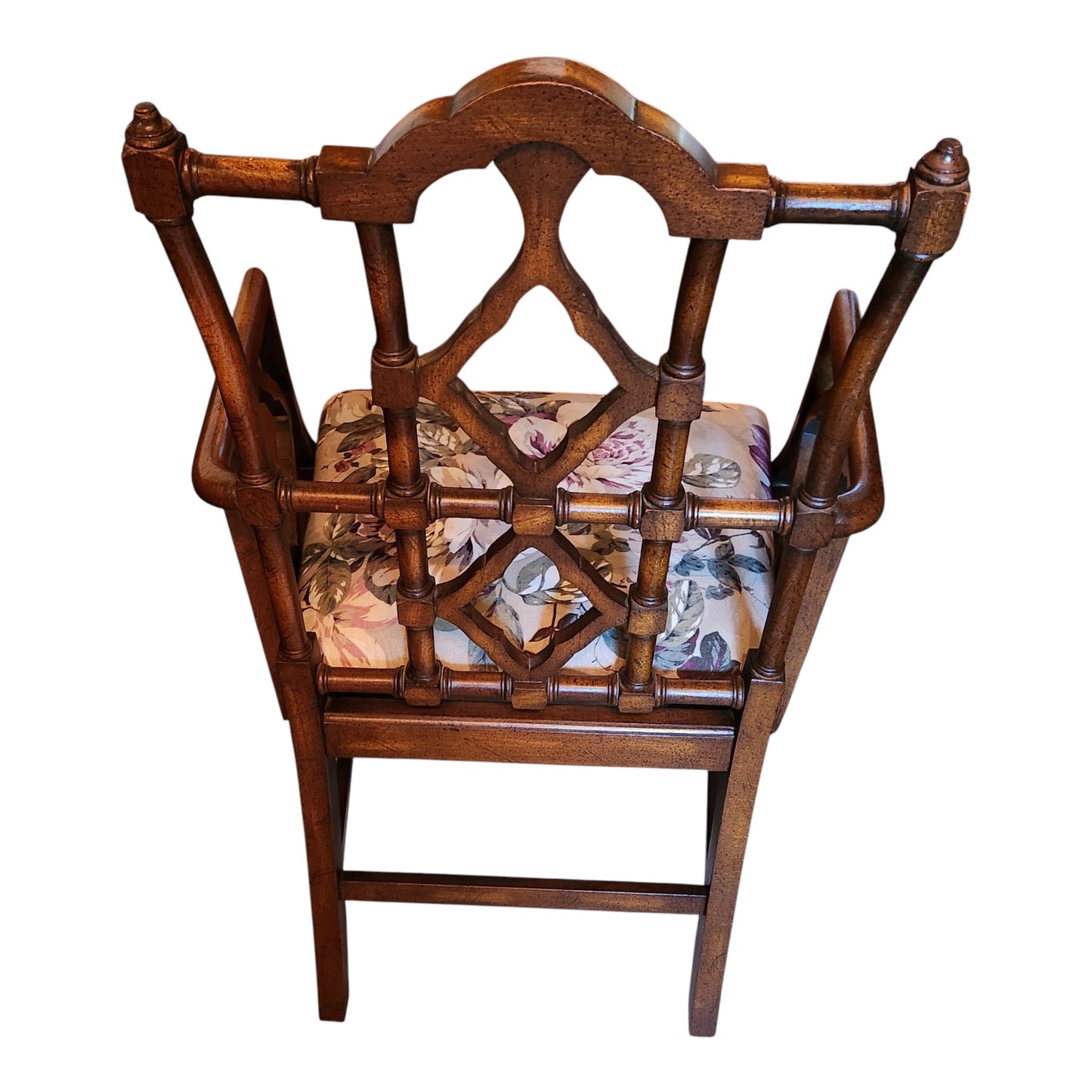 Vintage Chinese Chippendale George III Arm Chair