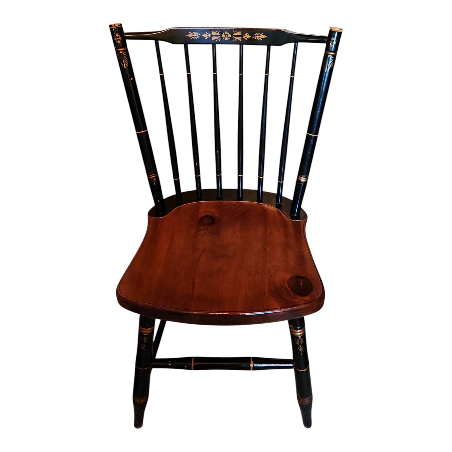 2 - 19th Century Vintage Alfred Hitchcock Side Chairs Early American