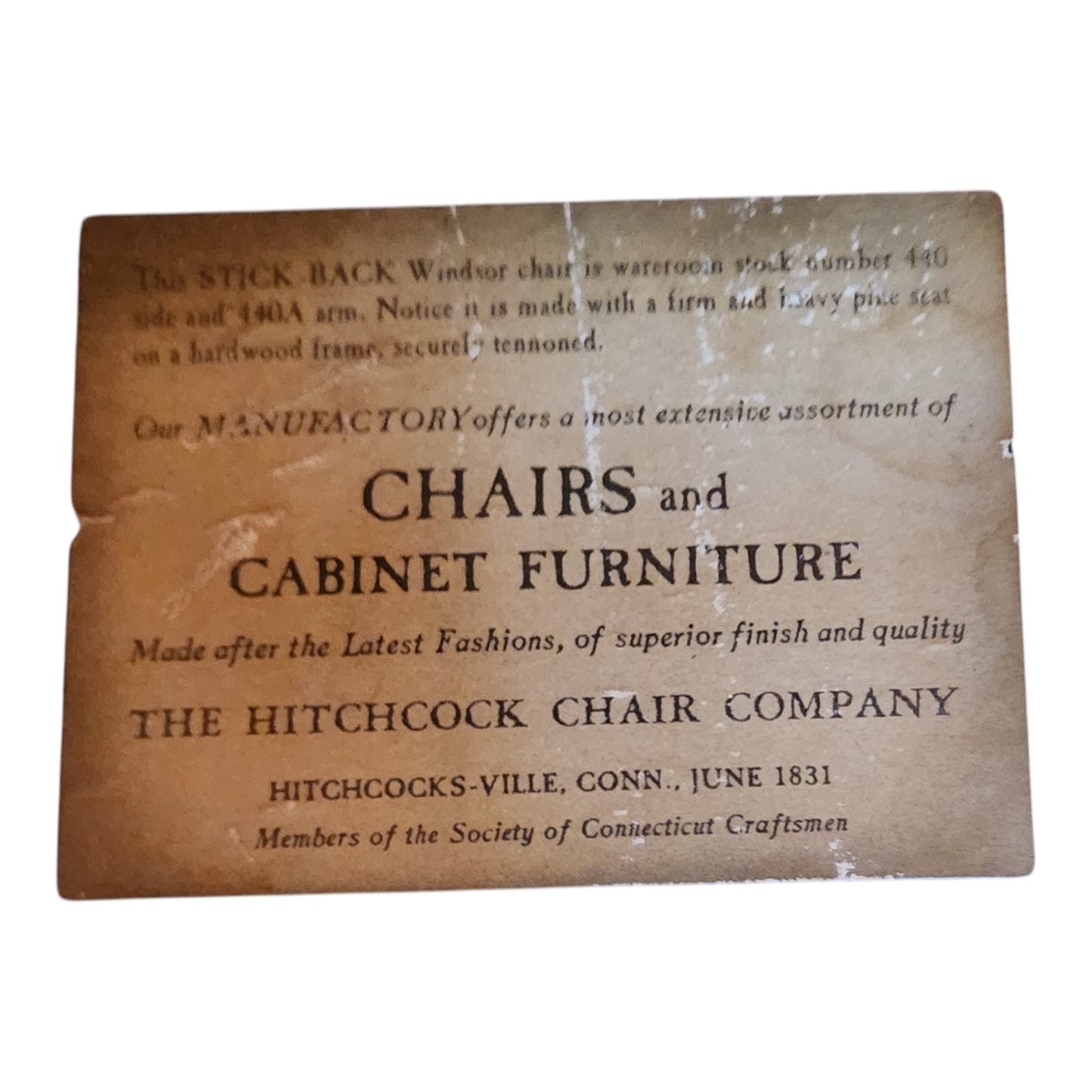 2 - 19th Century Vintage Alfred Hitchcock Side Chairs Early American
