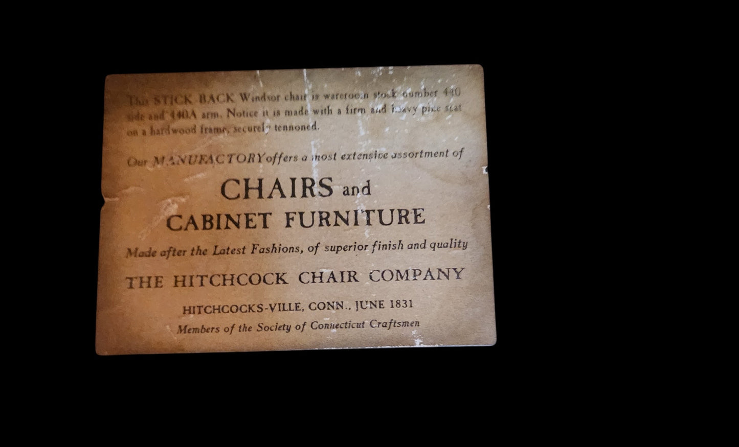2 - 19th Century Vintage Alfred Hitchcock Side Chairs Early American