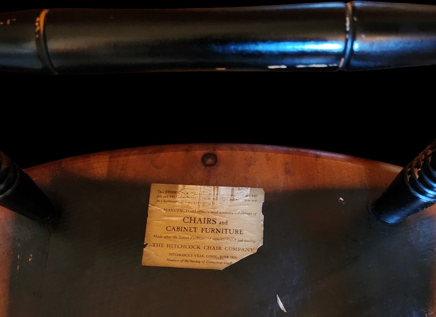 2 - 19th Century Vintage Alfred Hitchcock Side Chairs Early American